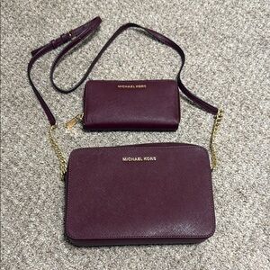 Michael Kors Brown Crossbody Bag & Wallet